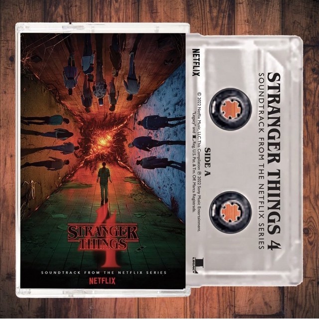 🔥ซีล พร้อมส่ง! เทป Stranger Things : Soundtrack From The Netflix Series, Season 4 Cassette Tape ของแท้100%