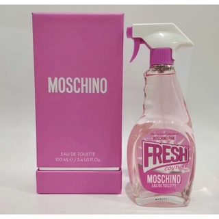 น้ำหอม Moschino Pink Fresh Couture EDT 100 ml. *กล่องขาย* 【ของแท้ 100 % 】ส่งฟรี 📦🛵🚚📦🛵🚚