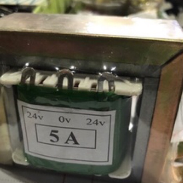 หม้อแปลงสมมาตร 24V 0 24V 5A KDK