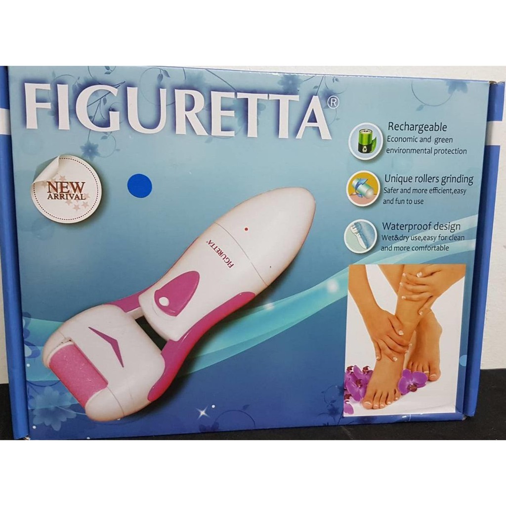 FIGURETTA เครื่องขัดส้นเท้าไฟฟ้า ผลิตภัณฑ์เสริมความงาม วิธีรักษาส้นเท้าแตก ที่ขัดส้นเท้าแทนการเข้าร้านสปาเท้า สนเท้าสวย