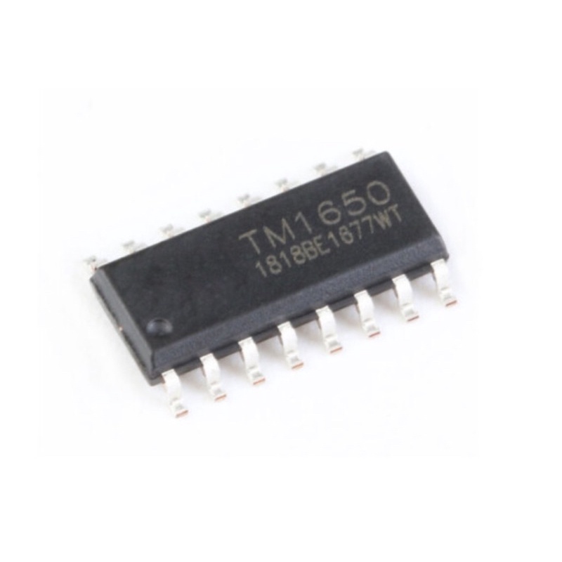 2ชิ้น TM1650 SOP-16 Original genuine LED driver control/keyboard scan integrated circuit