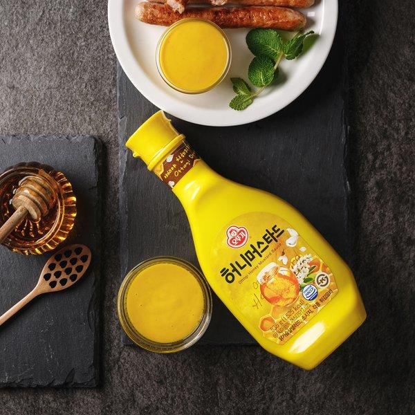 พร้อมส่ง 허니머스타드 ซอสน้ำผึ้งมัสตาร์ด ซอสฮันนี่มัสตาร์ด Ottogi​ Honey Mustard 265g
