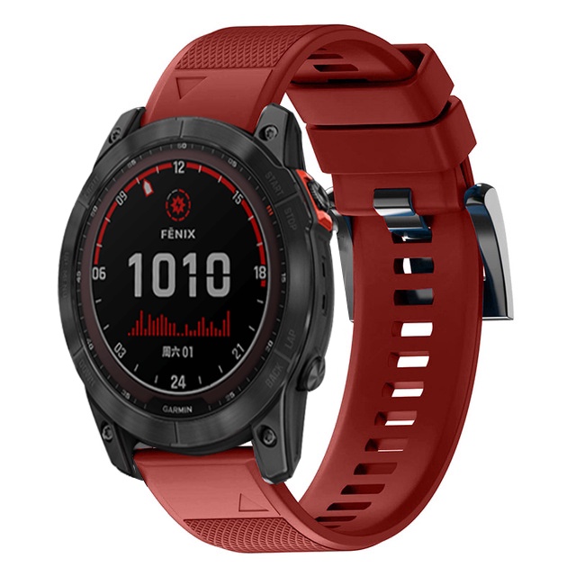 beiziye สาย Garmin Fenix 7X สายซิลิโคน สําหรับ Garmin Fenix 7 สมาร์ทวอทช์ ปลดเร็ว สายนาฬิกาซิลิโคน ใส่ง่าย สายนาฬิกาซิลิโคน