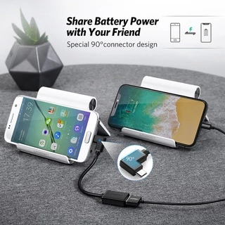 [จัดส่งภายใน 3 วัน] UGREEN สายเคเบิลอะแดปเตอร์ Micro USB 2.0 OTG ทรงกลม