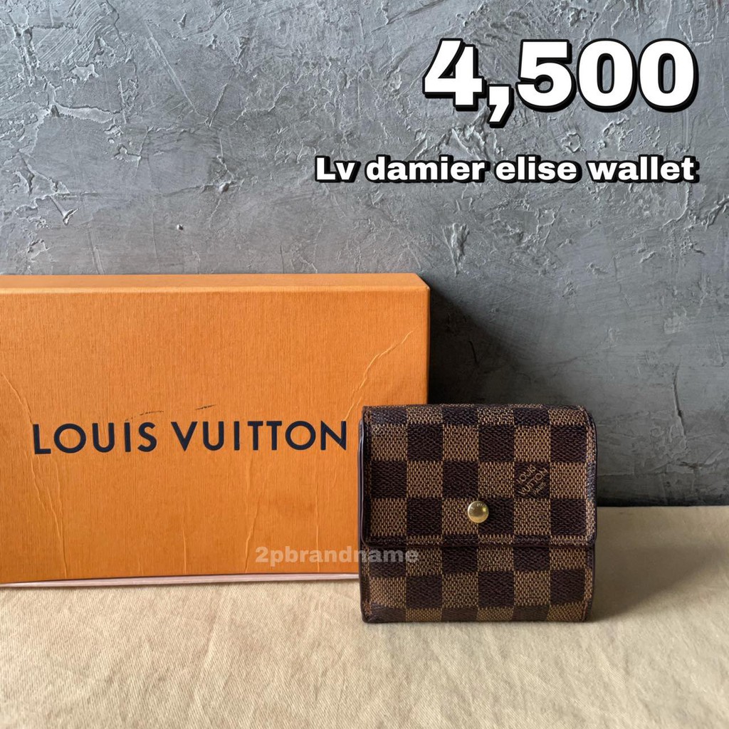Lv damier  elise short wallet (C212219)