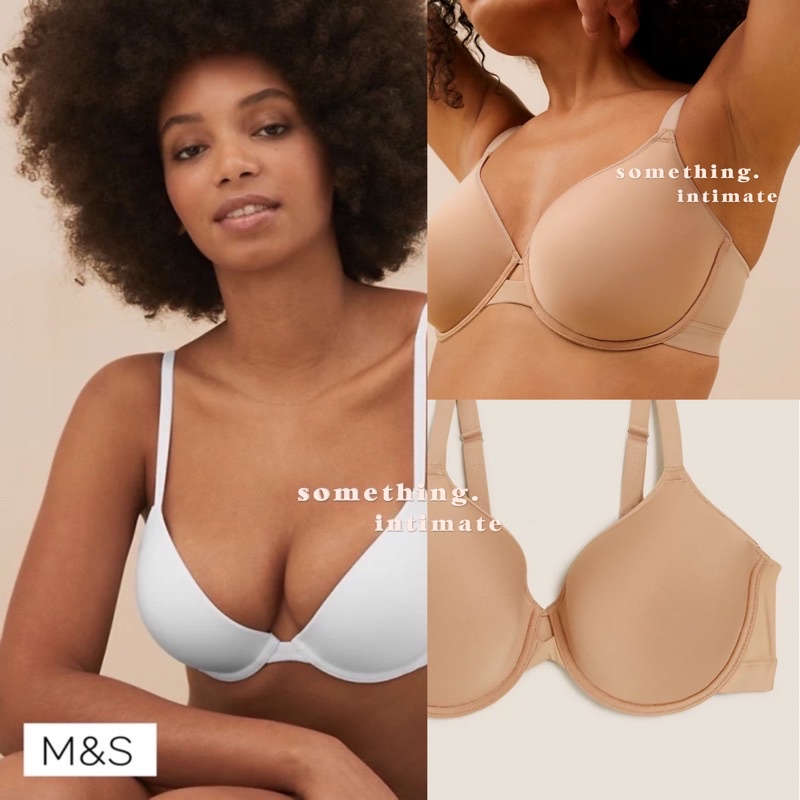 Marks & Spencer AIRY PLUNGEANT Comfort Devotion Soft Seamless Plunge Lightly Lined Full Coverage Bra