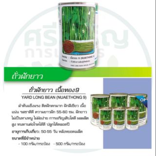 ถั่วฝักยาว ทองเนื้อ9 (ถั่วเนื้อ) 100กรัม ซีดไลน์