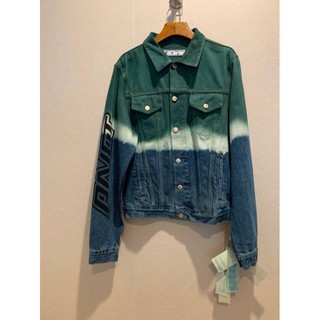 เสื้อแจ็คเก็ต ออฟไวท์ PIVOT DEGRADE DENIM JACKET