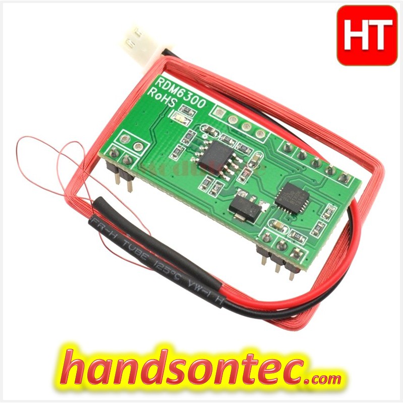 RDM6300 125KHz โมดูลเครื่องอ่านการ์ด RFID