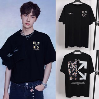 Pre-order💚เสื้อยืด OFF-WHlTE หวังอี้ป๋อ Wang yibo