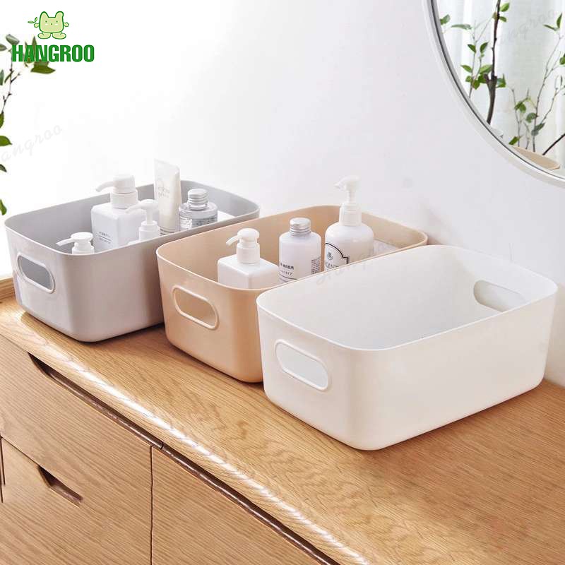 HANGROO I025 ตะกร้าเก็บของ กล่องใส่ของ กล่องเก็บของ กล่องใส่ของอเนกประสงค์