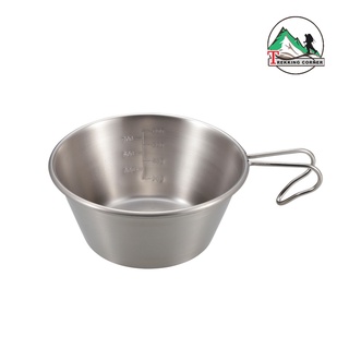 ถ้วยพกพา น้ำหนักเบา Captain Stag Stainless steel Sierra Cup