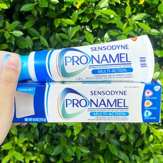 ยาสีฟันเซ็นโซดายน์ Sensodyne® Pronamel® Multi-Action Toothpaste Cleansing, Mint 113g ปกป้องเคลือบฟัน &amp; การกัดเซาะของกรด