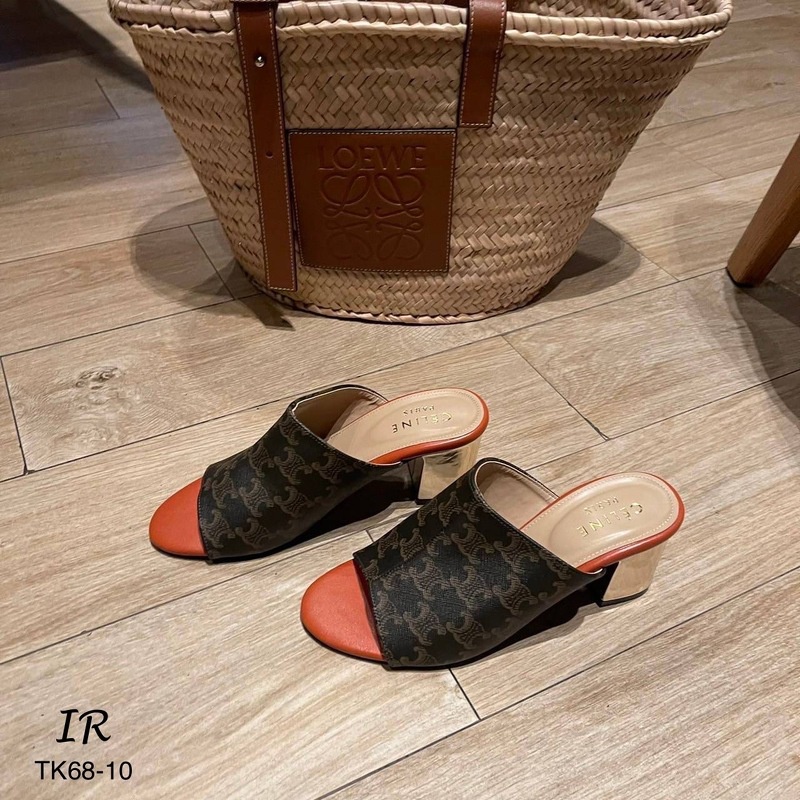 TK68-10 รองเท้าส้นสูง ส้นทอง 2.5 นิ้ว เริ่ดๆ เก๋สุดๆ