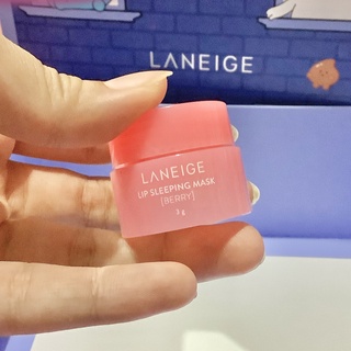 พร้อมส่งของแท้💋Laneige Lip Sleeping Mask (Berry) 3g ลาเนจ ลิปมาส์กปาก กลิ่นเบอร์รี่ ปากน่าจุ๊บเป็นพิเศษ เทสเตอร์ เกาหลี