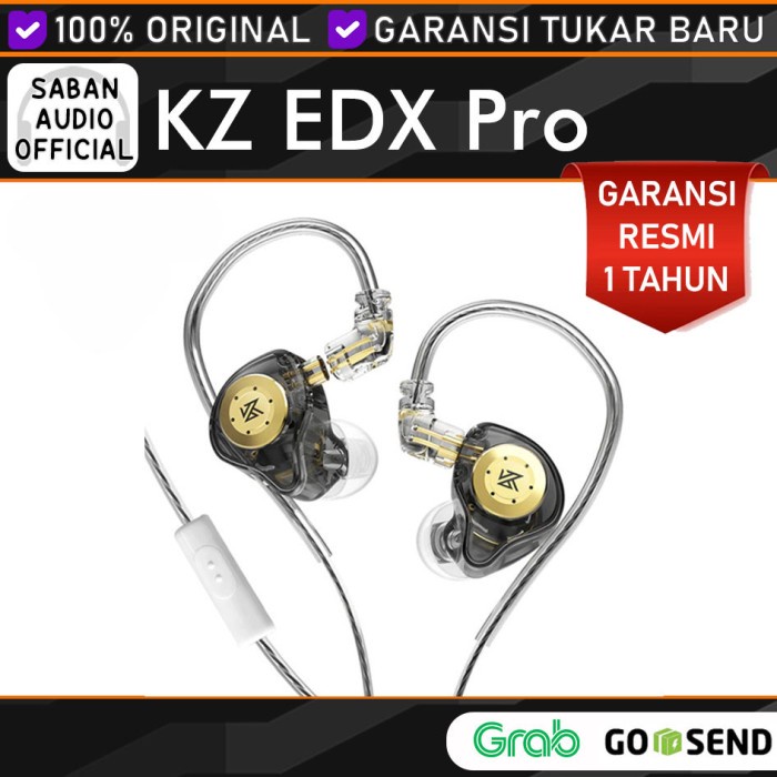 KZ EDX PRO พร้อมไมโครโฟนหูฟังชนิดใส่ในหู