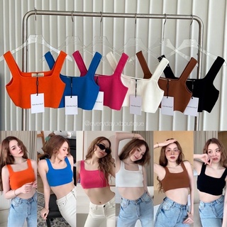 “Summer Crop”🌈(300฿ฟรีส่ง) มาแล้วค้า!! เสื้อครอปไหมพรม ที่คนถามหากัน ทรงนี้เป็นทรงฮิตที่ใส่ได้ตลอด เก็บทรงสวย เนื้อผ้าดี