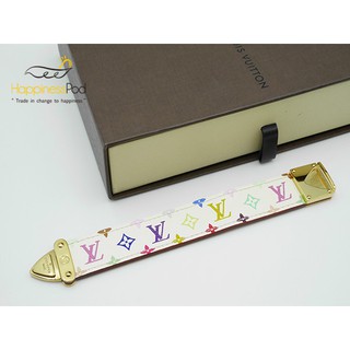 Pre-Owened Louis Vuitton Multicolor Brass Recoala Bracelet นำเข้าจากญี่ปุ่น