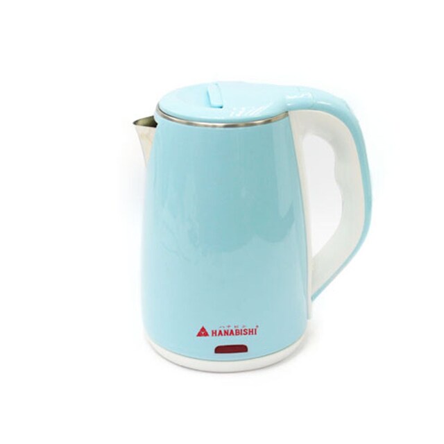 กาต้มน้ำไร้สาย HANABISHI รุ่น HMK-1901 สีฟ้า