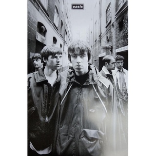 โปสเตอร์วงดนตรี วินเทจ Oasis