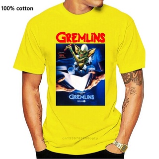 แขนสั้นcrew neckขายดี เสื้อยืดลําลอง แขนสั้น พิมพ์ลาย Gremlins 1980S PPkabd13GKppgf77 สไตล์วินเทจ คลาสสิก เรโทร สําหรับ