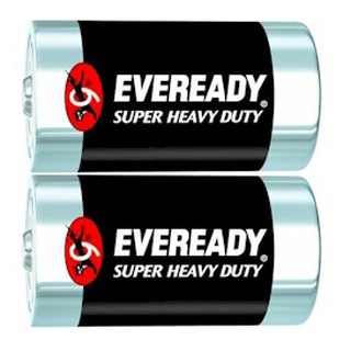 🔥ยอดนิยม!! เอเวอร์เรดี้ ถ่านไฟฉาย 1250 ขนาด D แพ็ก 2 EVEREADY 1250 CARBON ZINC SIZE D