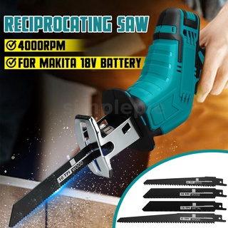 เลื่อยชักไร้สาย 18V 4000rpm และใบเลื่อย 4 ใบเลื่อย VIOLEWORKS สําหรับแบตเตอรี่ Makita 18V