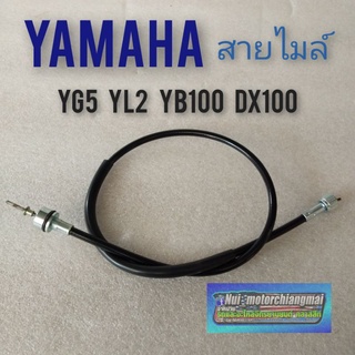 สายไมล์ yg5 yl2 yb100 dx100 สายวัดไมล์ความเร็ว yamaha yg5 yl2 yb100 dx100 1เส้น