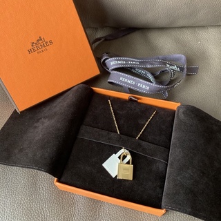 New! Hermes OKelly Necklace Nata GHW