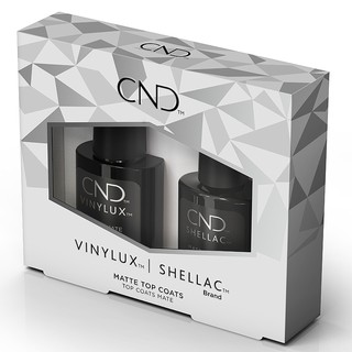 ลดล้างสต๊อก 30%! CND Shellac &amp; Vinylux Matte top coat Duo Pack Gift Set