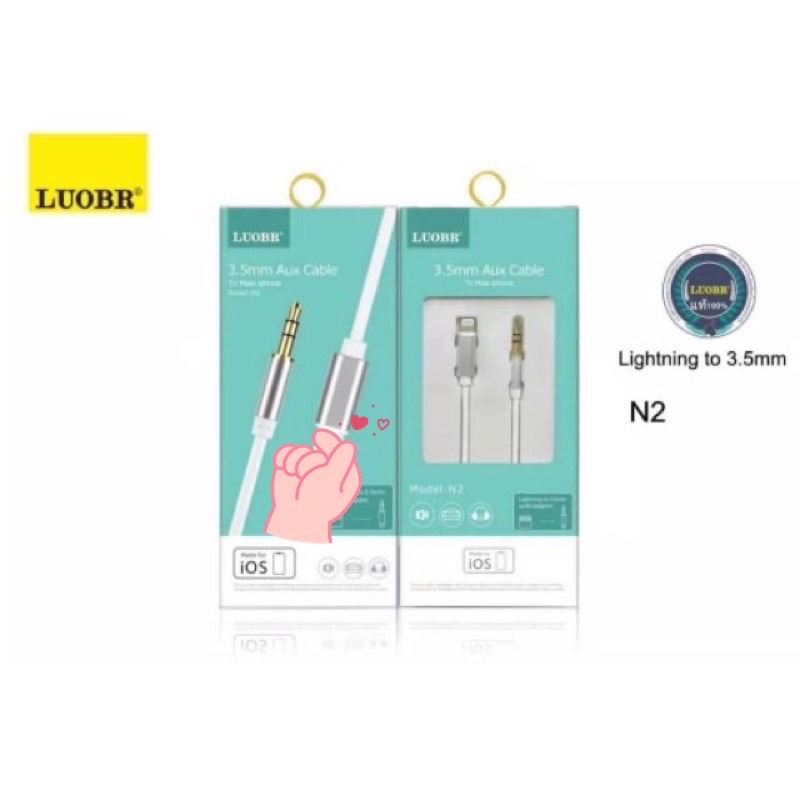 Aux lighting luobr n2 lightning to 3 5mm aux cable zhenwenzhen