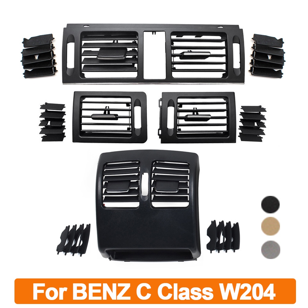 Rhd กระจังหน้าเครื่องปรับอากาศ ซ้าย ขวา สําหรับ Mercedes Benz C Class W204 C180 C200 C220 C230 260 300 2007-2011