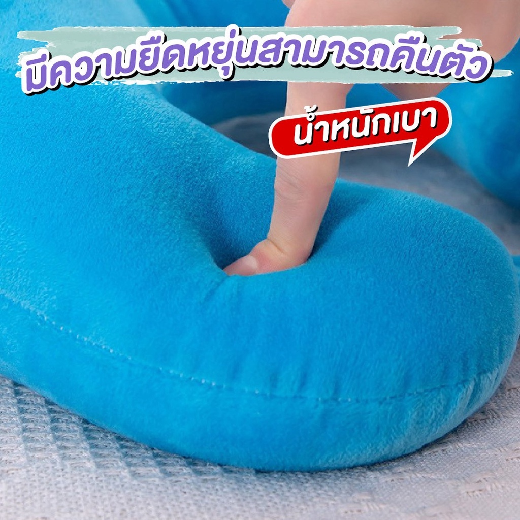 ⭐สินค้าคุณภาพ⭐ หมอนรองคอแบบพกพา นุ่ม หลับสบายไม่ปวดคอ  ส่งตรงของโรงงาน ราคาถูก **รับประกันสินค้า 1 เดือนเต็ม**