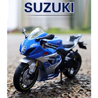 Rmz CITY มอเตอร์อัลลอย สเกล 1:12 Aprilia RSV4 RR1000 SUZUKI GSX R1000R ไม่มีเสียง และไฟ สําหรับรถจักรยานยนต์