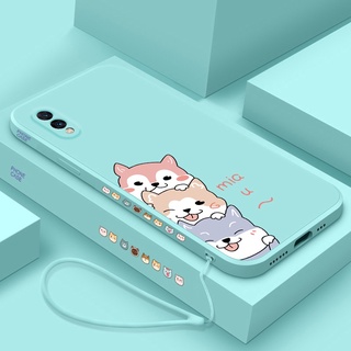 เคส Vivo Y91c Y91 Y93 Y95 Y1s เคสโทรศัพท์ซิลิโคน ลายการ์ตูนน่ารัก ส่งเชือกเส้นเล็ก