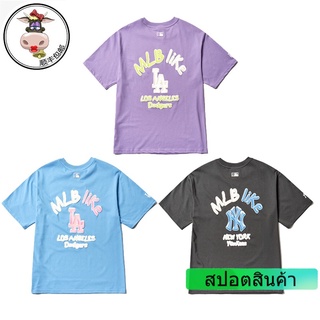 Daniel Han Dynasty Korean MLB Men and Women T-shirt Spring and Summer New NY Back Graffiti Letters Large Standard Short