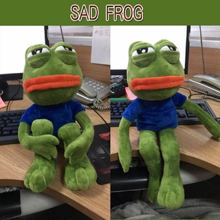 พร้อมส่ง!!! ของเล่นตุ๊กตากบ Pepe Sad Frog The Frpg Wire Stuffed Animal ของขวัญ สําหรับสะสม