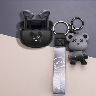Xiaomi Buds3 Pro หูฟังกรณีการ์ตูนหมีแวววาวพวงกุญแจจี้ซิลิโคนนิ่มเคส Tide ยี่ห้อ Kaws หมีรุนแรง Creative นักบินอวกาศจี้ Buds3 Pro บลูทูธหูฟังเคสปกน่ารัก Snoopy จี้ XiaoMi Buds 3T Pro กันกระแทกกรณีเชลล์
