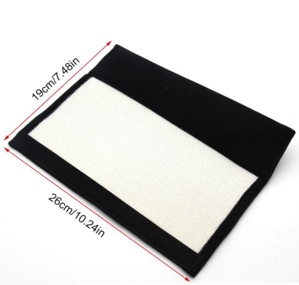 ปลอกหุ้มเข็มขัดนิรภัยผ้าฝ้ายสีด ํา 2 ชิ้นสําหรับ Recaro - รูปที่ 4