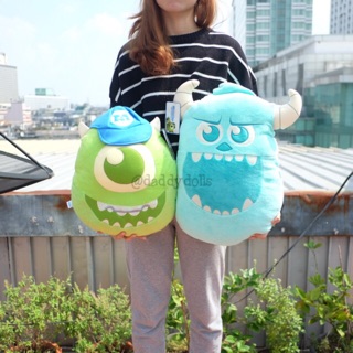 หมอนอิง หน้า Mike Wazowski ไมค์ ใส่หมวก &amp; Sulley ซัลลี่ อ้าปาก