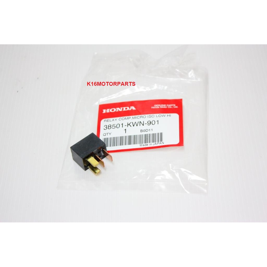 ￼รีเลย์สตาร์ท  PCX150 PCX160 ADV150 CLICK125I 5ขา แท้  38502-Kwn-901