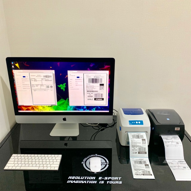 Gprinter Hprt Label Printer รุ่นใหม่ล่าสุด 2021 เครื่องปริ้นฉลากสินค้า ใบปะหน้า Shopee 2838