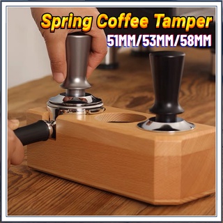 Tamper Spring Coffee 51mm 53mm 58mm เทมเปอร์กาแฟ สปริงเทมเปอร์ เทมเปอร์กดกาแฟ ที่กดกาแฟ