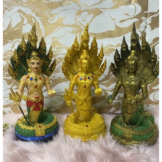 รูปปั้นปู่ศรีสุทโธ ปู่ศรีสุทโธย่าศรีประทุมมา องค์เทพนาคาผู้ยิ่งใหญ่  สูง17นิ้ว