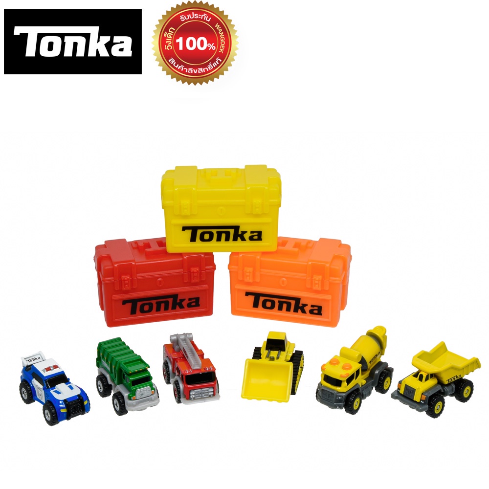 Tonka - Micro Metals 1pc  รถเหล็กก่อสร้าง คละแบบ   1 ชิ้น 06040