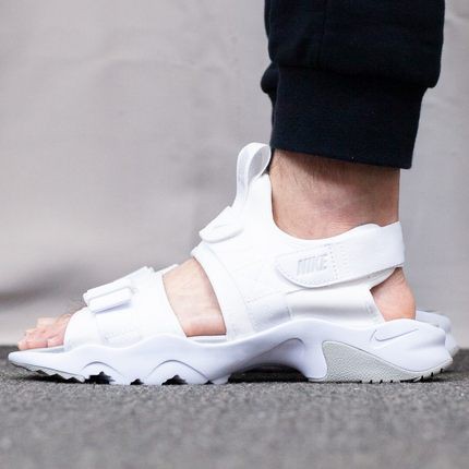 nike canyon sandal white