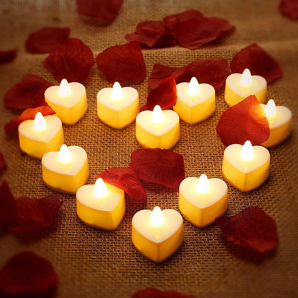 1 Piece Romantic LED Candle Light / Battery Powered Candle Led Light for Birthday Wedding Valentine'