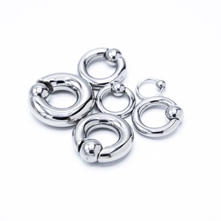 จิวหู จิวห่วงบอลสปริง สแตนเลส &lt;-Earring Captive Bead Hoop Ball Stainless Steel-&gt;