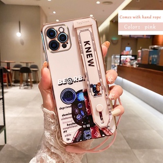 น่ารัก เคสการ์ตูน Oppo Reno8Z Reno7Z 5G Reno6 Reno5 Reno2 Reno 2F 4SE เคสมือถือ 6D cute cartoon wristband violent bear soft Phone case