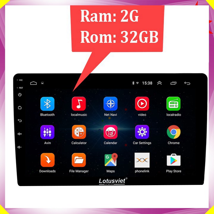 หน้าจอ DVD Android ระดับไฮเอนด์ 9-10 นิ้ว Wifi, 4G สําหรับรถยนต์ทุกประเภท LV–AD900 2+32 - สินค้าคุณภ